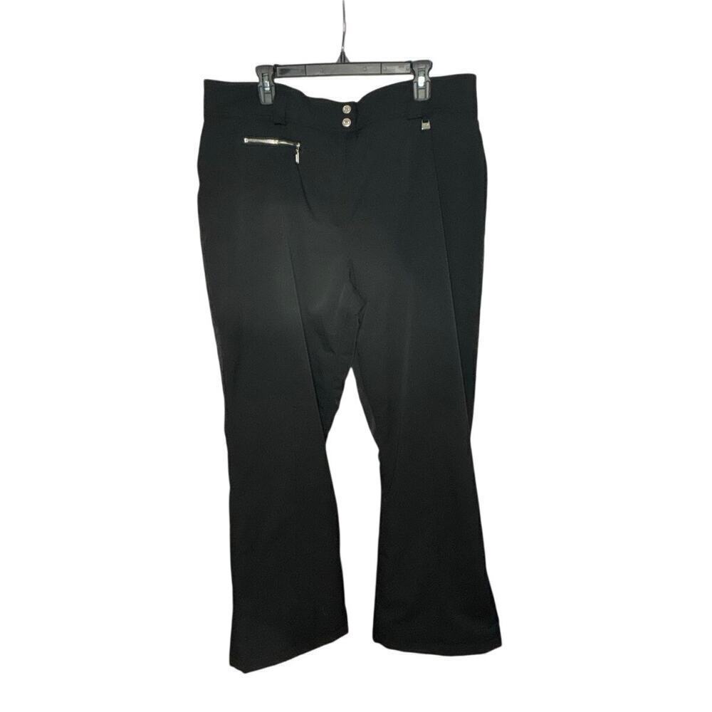 NILS Sportwear Insulated Black Outdoors Snow Ski Snowboard Pants Size 18